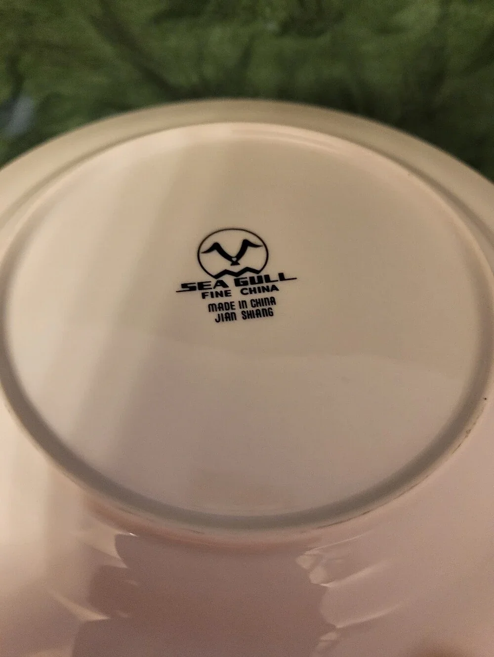 Seagull Fine China Set Of 4 Festive Christmas Tree Dessert Plates